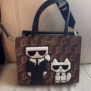 Karl Lagerfeld crossbody bag (Brown)
